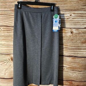 Vintage Cricket Lane midi skirt women's 10 gray NWT